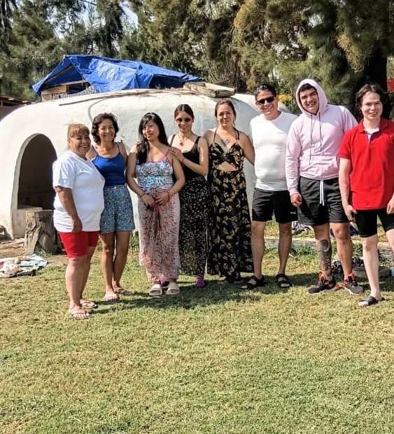 Interior del Temazcal